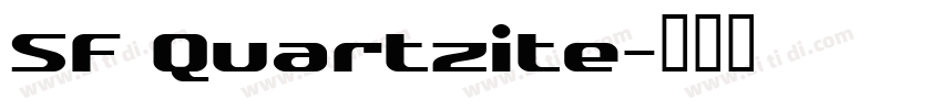 SF Quartzite字体转换